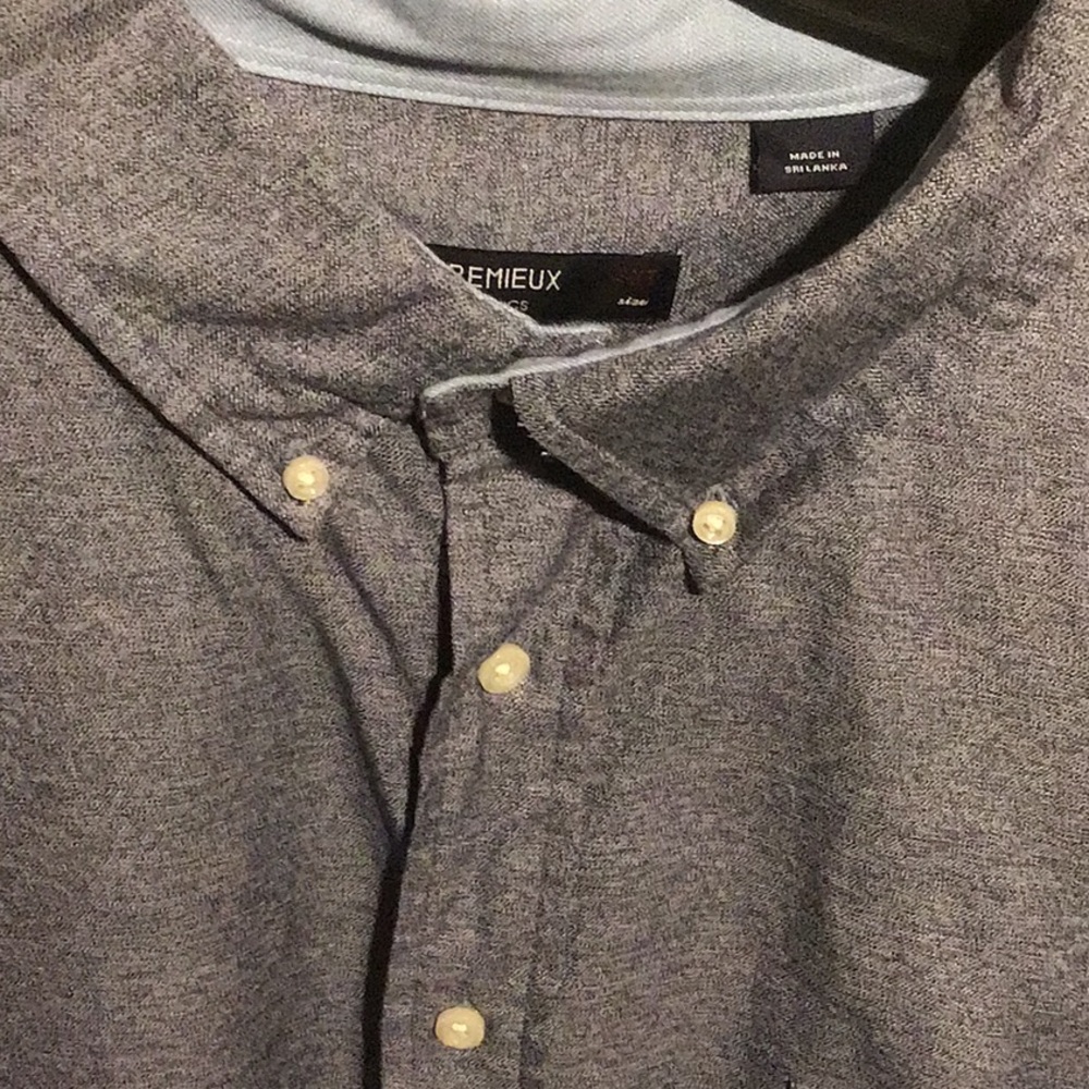 Men’s big and tall long sleeve shirt
